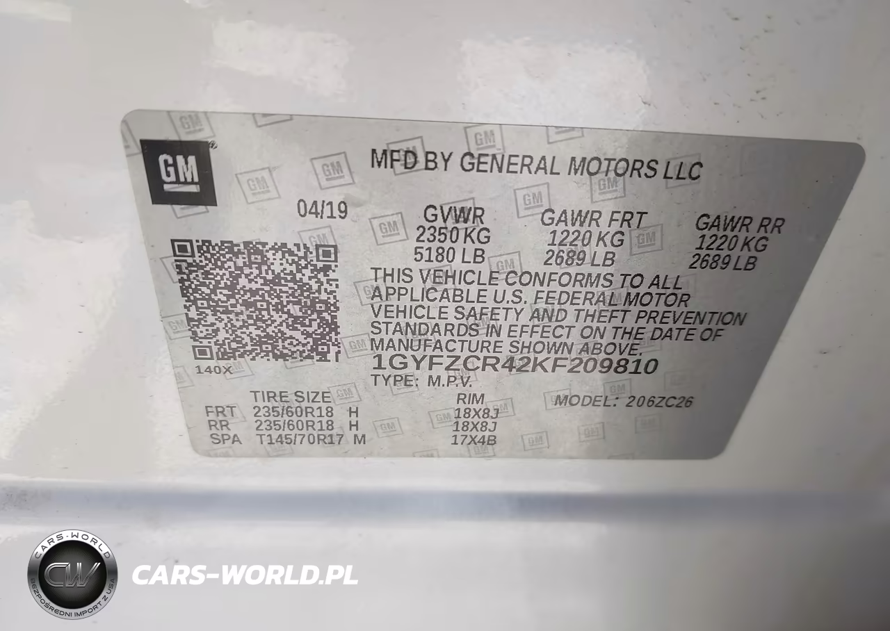 2019 Cadillac Xt4 Premium Luxury VIN:1GYFZCR42KF209810 - 9