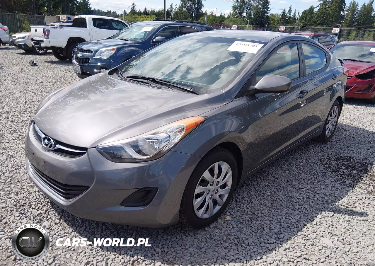 2012 Hyundai Elantra Gls VIN:5NPDH4AE5CH114210 - 2