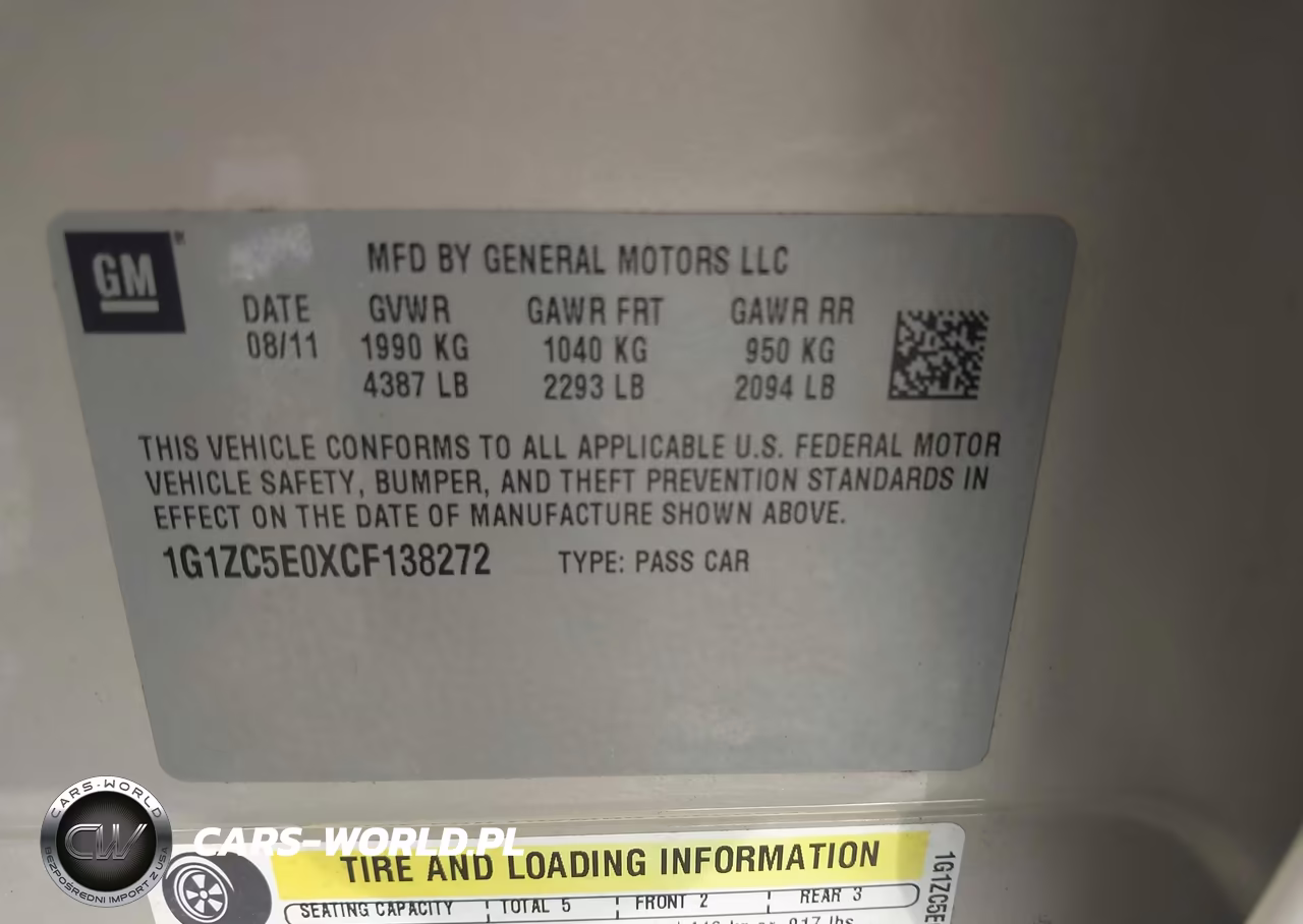 2012 Chevrolet Malibu 1Lt VIN:1G1ZC5E0XCF138272 - 9