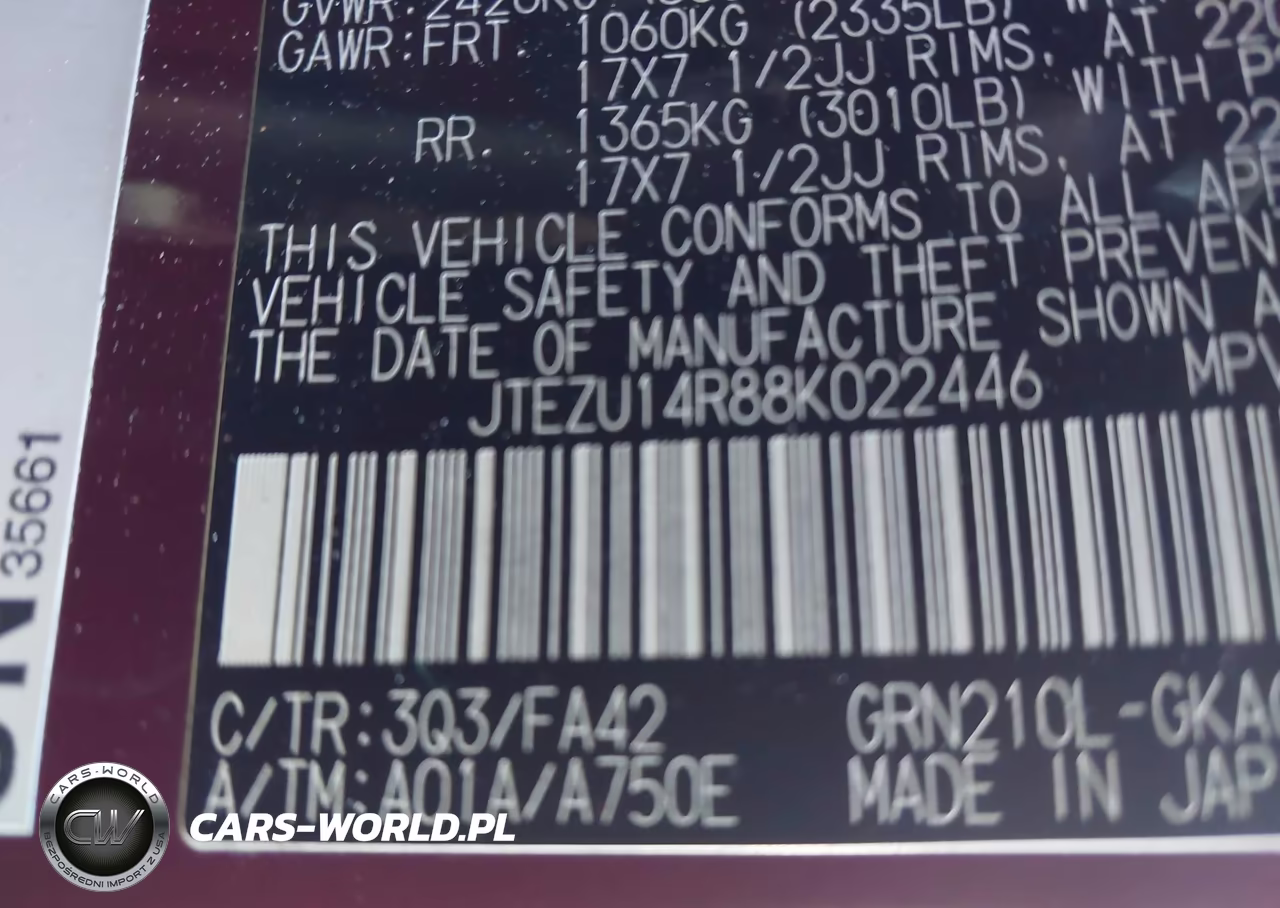 2008 Toyota 4Runner Sr5 V6 VIN:JTEZU14R88K022446 - 9