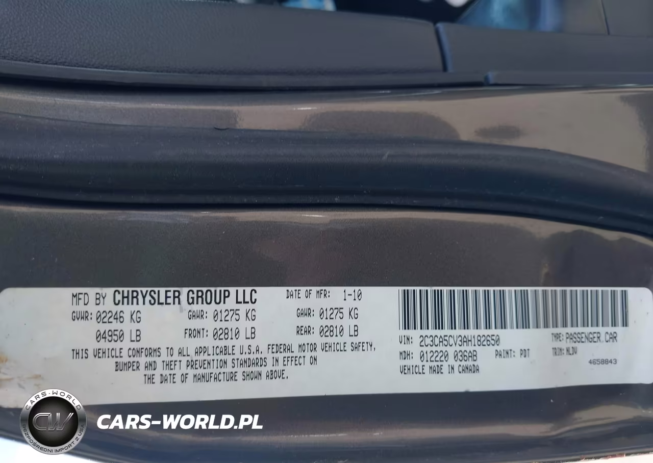 2010 Chrysler 300 Touring-Signature Series-Executive Series VIN:2C3CA5CV3AH182650 - 9