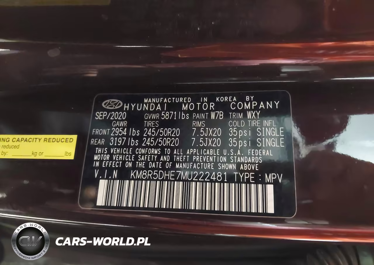 2021 Hyundai Palisade Limited VIN:KM8R5DHE7MU222481 - 9