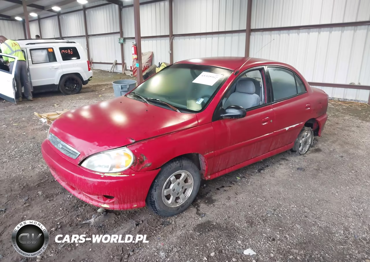 2001 Kia Rio VIN:KNADC123316527242 - 2