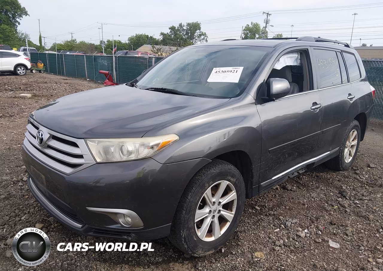 2013 Toyota Highlander Se V6 VIN:5TDBK3EH8DS186389 - 2