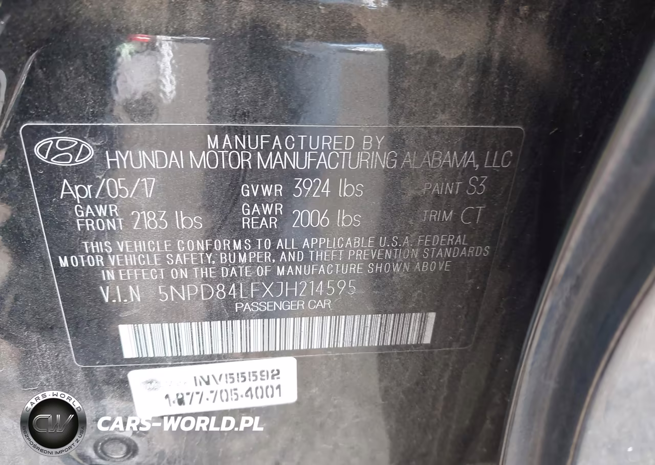 2018 Hyundai Elantra Sel VIN:5NPD84LFXJH214595 - 9
