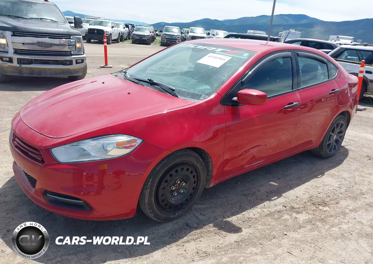 2013 Dodge Dart Se-Aero VIN:1C3CDFAA0DD201637 - 2