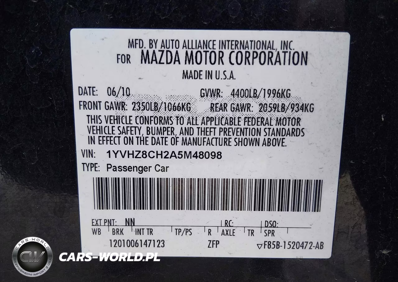 2010 Mazda Mazda6 I Grand Touring VIN:1YVHZ8CH2A5M48098 - 9