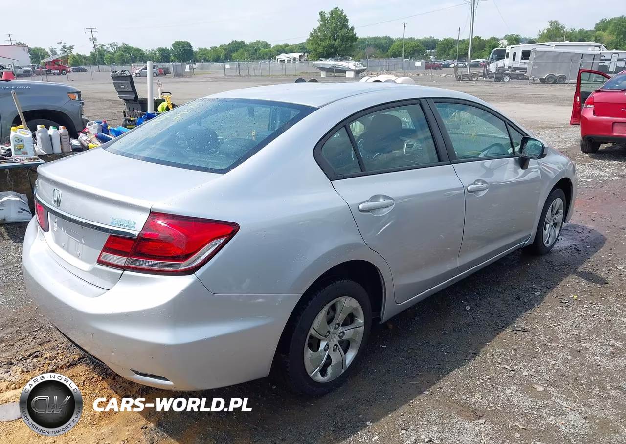2015 Honda Civic Lx VIN:19XFB2F57FE280101 - 4