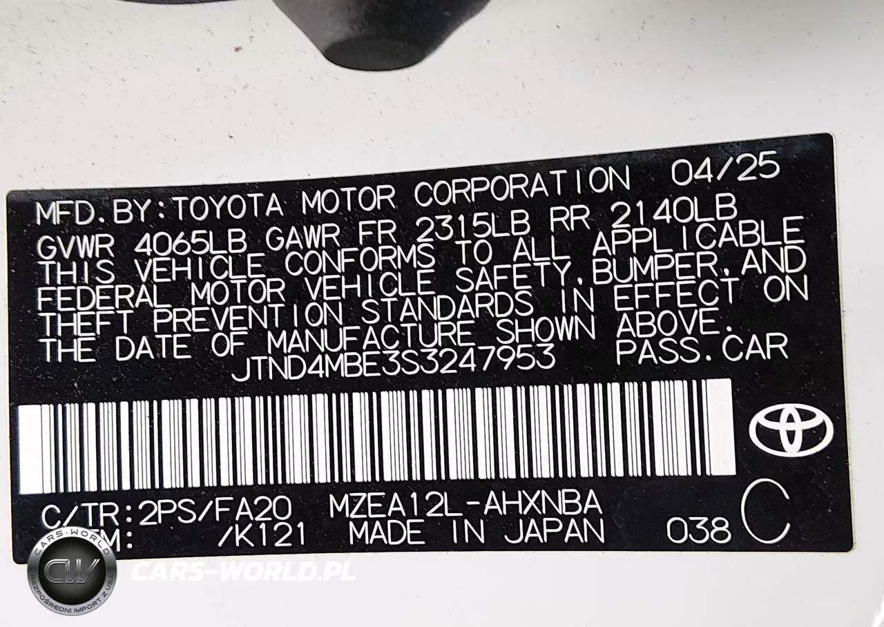 2025 Toyota Corolla Se VIN:JTND4MBE3S3247953 - 9