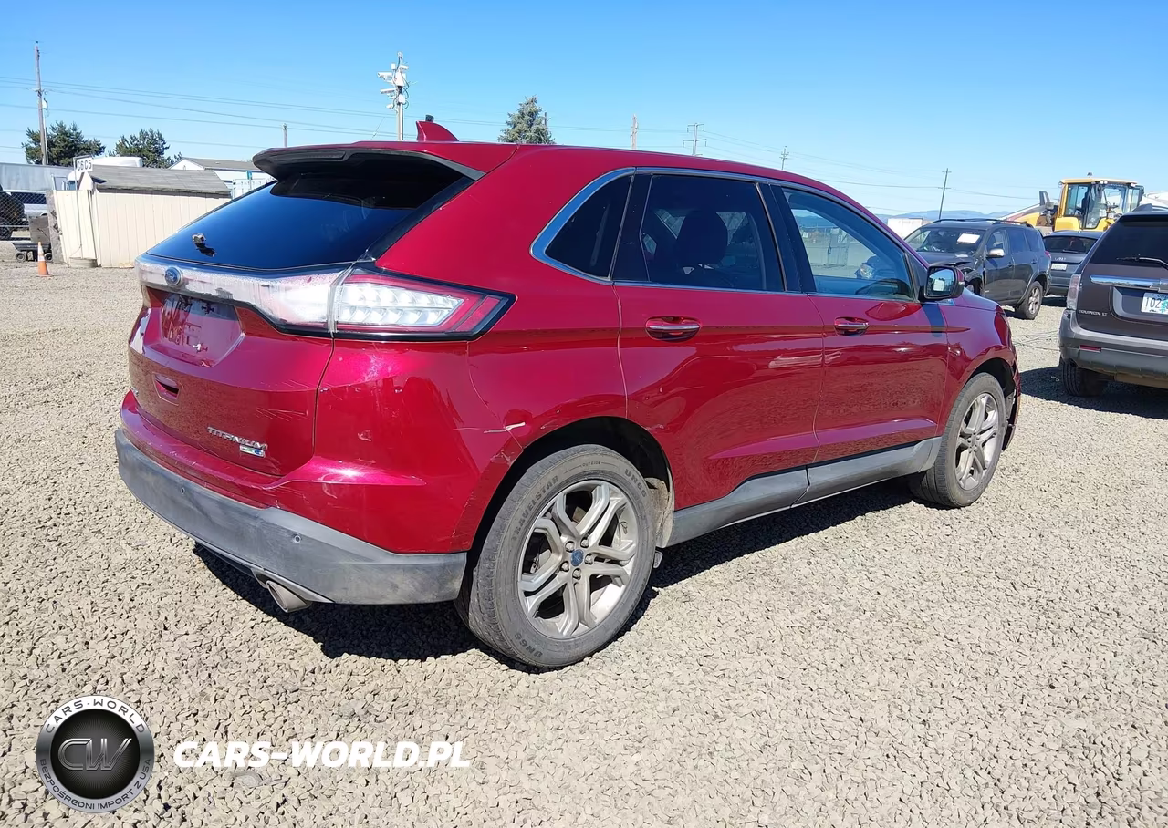 2017 Ford Edge Titanium VIN:2FMPK4K93HBB06119 - 4