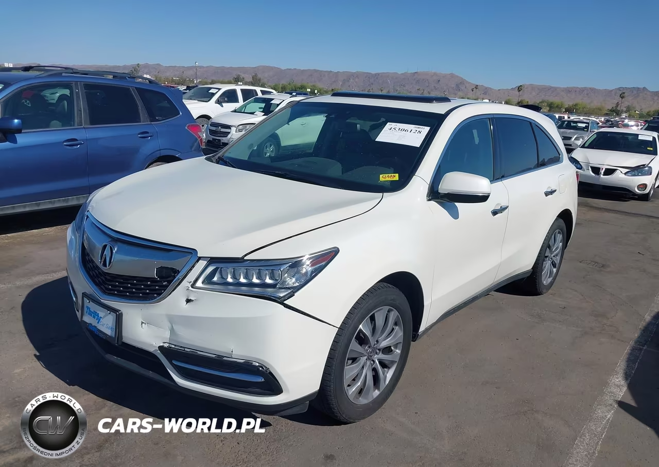 2014 Acura Mdx Technology Package VIN:5FRYD4H44EB043625 - 2