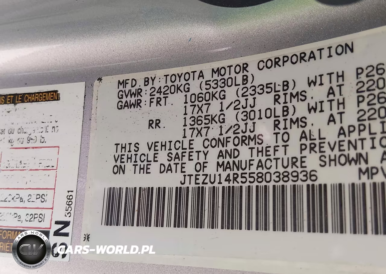 2005 Toyota 4Runner Sr5 Sport V6 VIN:JTEZU14R558038936 - 9
