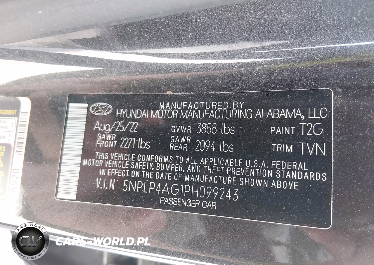 2023 Hyundai Elantra Limited VIN:5NPLP4AG1PH099243 - 9