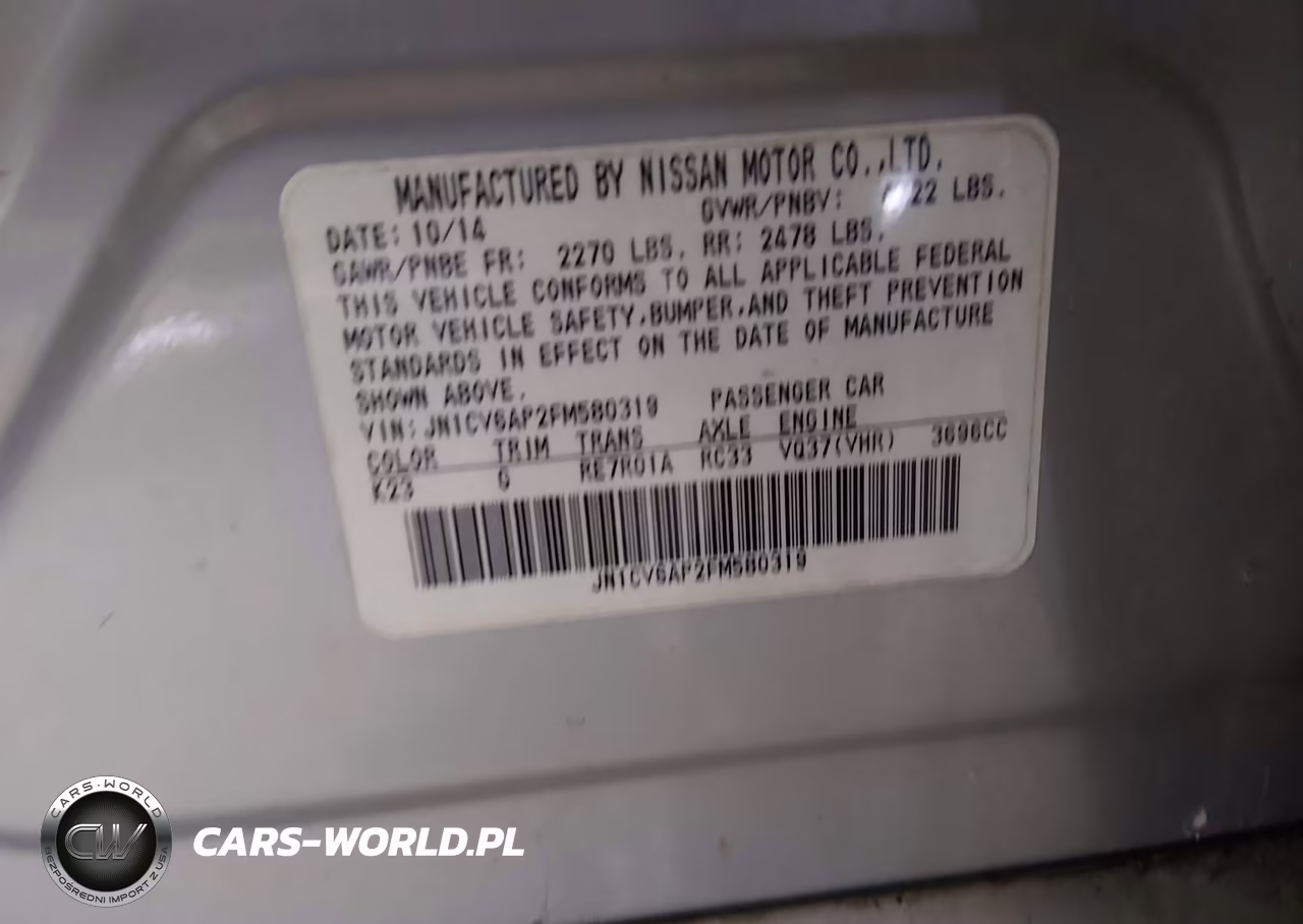 2015 Infiniti Q40 VIN:JN1CV6AP2FM580319 - 9