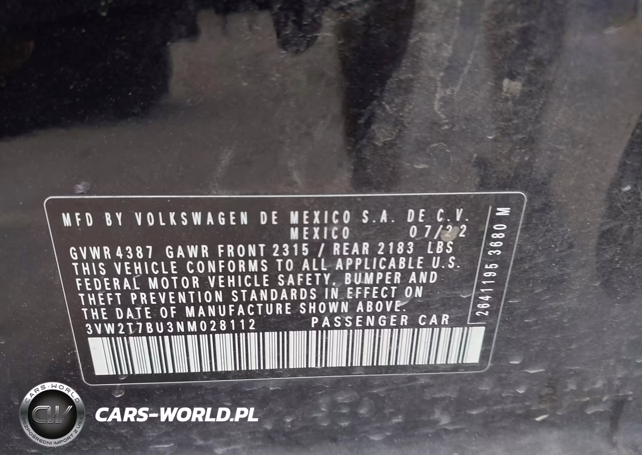 2022 Volkswagen Jetta Gli 2.0T Autobahn VIN:3VW2T7BU3NM028112 - 9