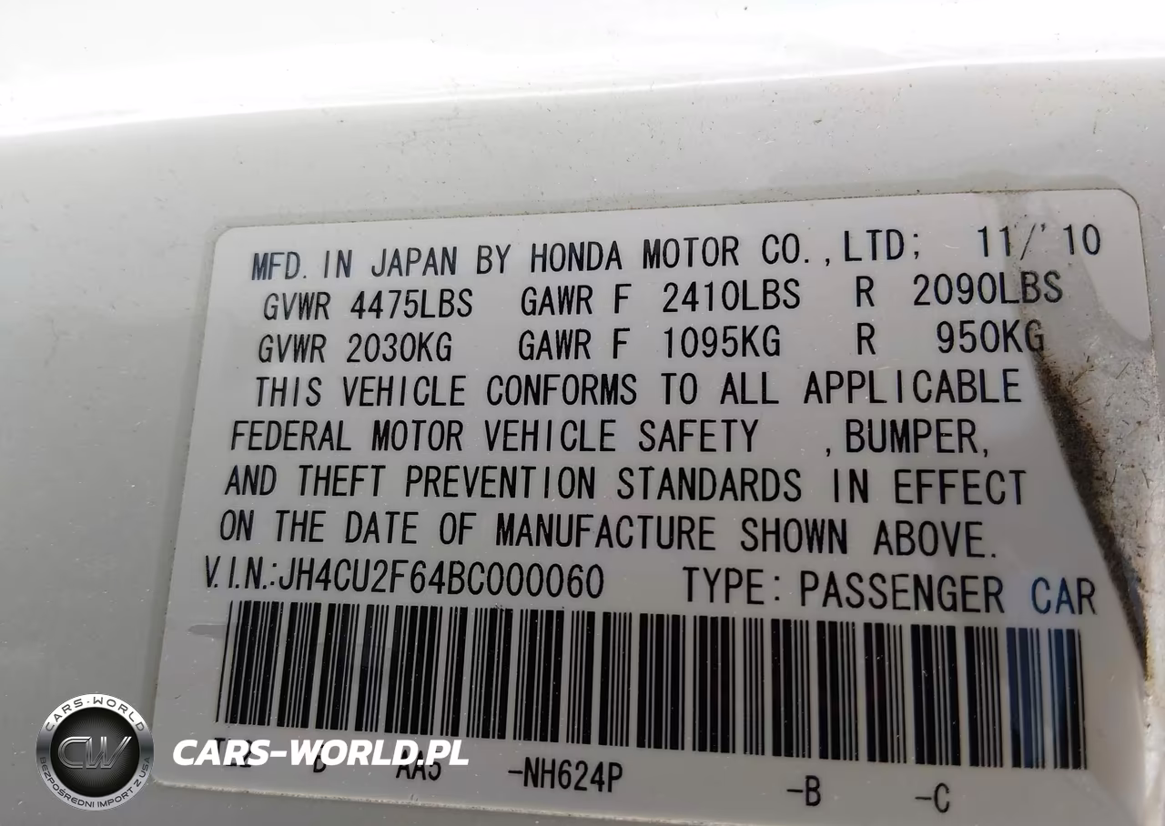 2011 Acura Tsx 2.4 VIN:JH4CU2F64BC000060 - 9