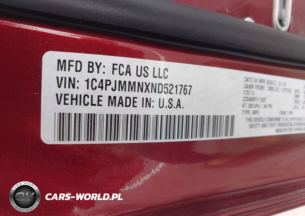 2022 Jeep Cherokee Latitude Lux 4X4 VIN:1C4PJMMNXND521767 - 9