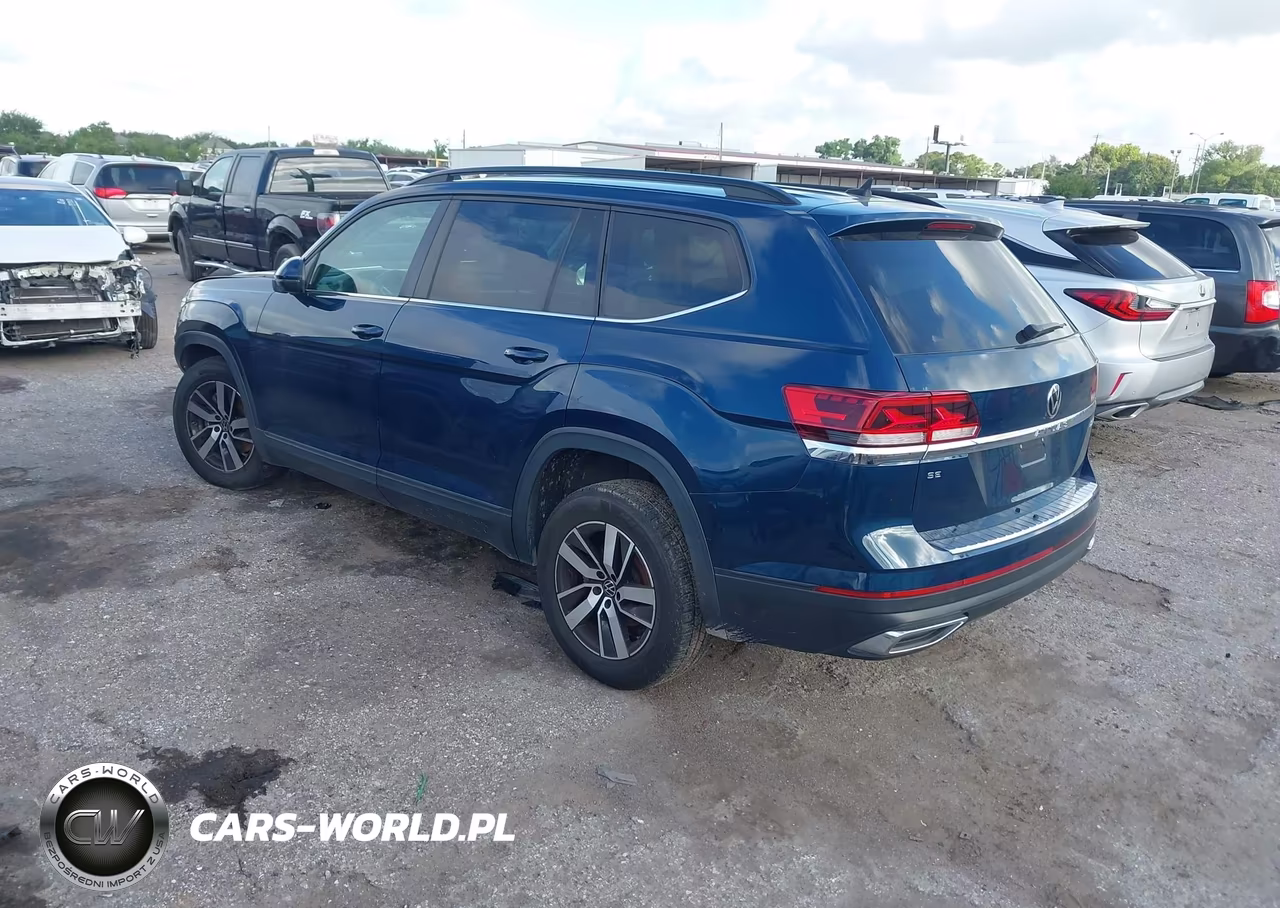2021 Volkswagen Atlas 2.0T Se VIN:1V2DP2CA7MC589158 - 3