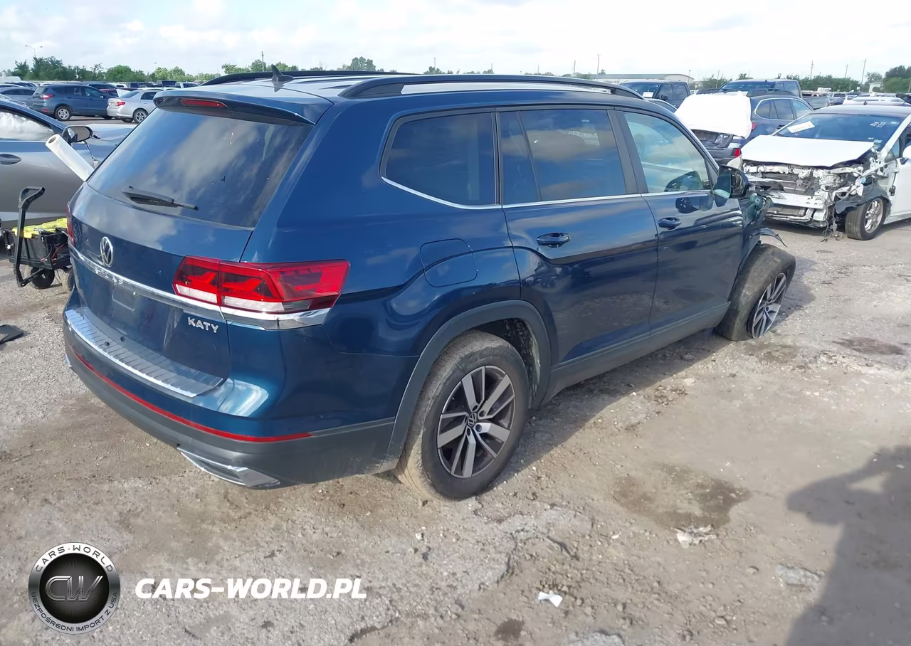 2021 Volkswagen Atlas 2.0T Se VIN:1V2DP2CA7MC589158 - 4