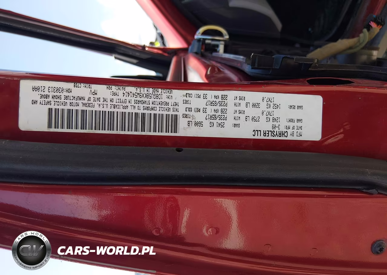 2009 Dodge Nitro Slt-Rt VIN:1D8GU58KX9W541414 - 9