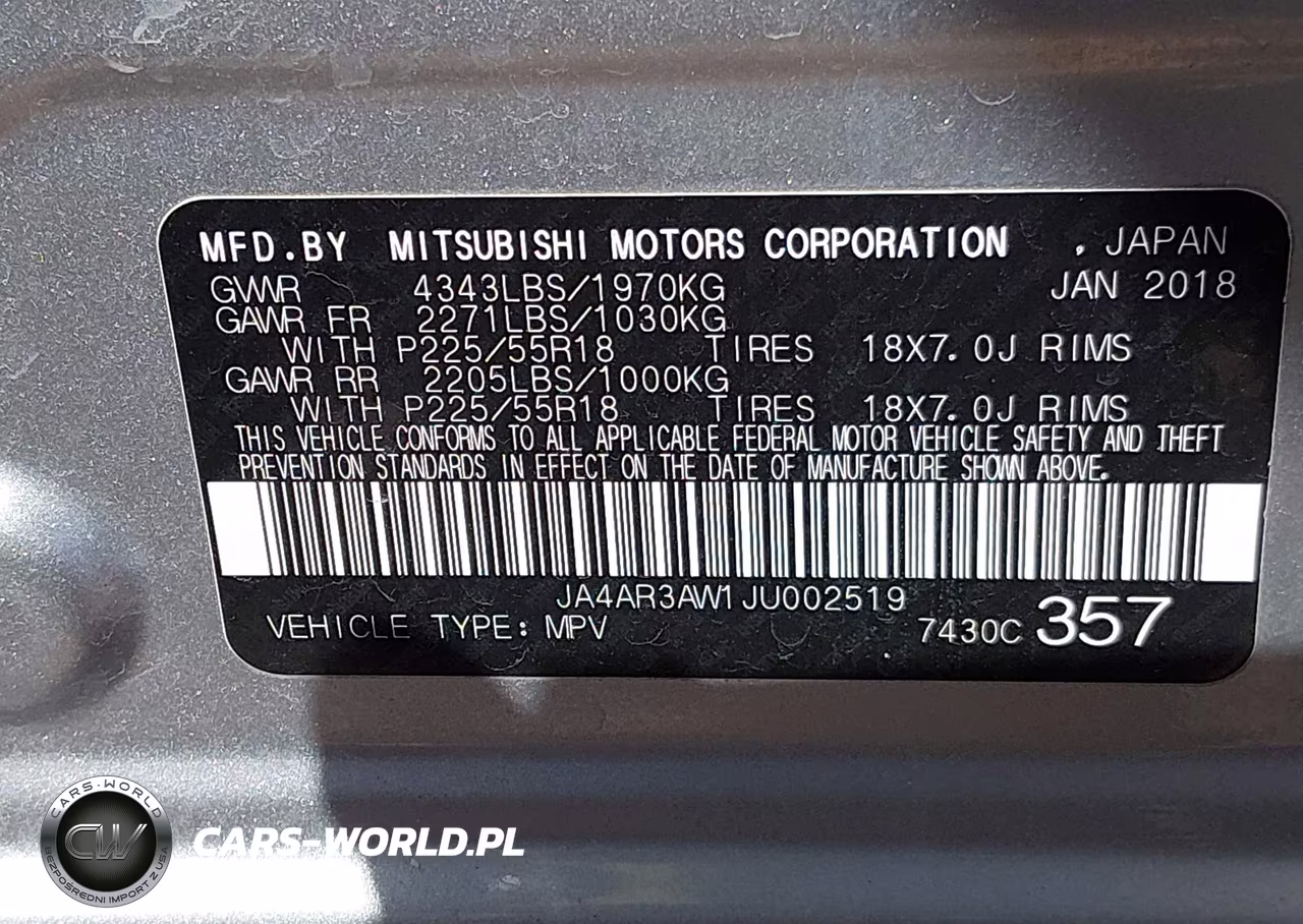2018 Mitsubishi Outlander Sport 2.4 Se VIN:JA4AR3AW1JU002519 - 9