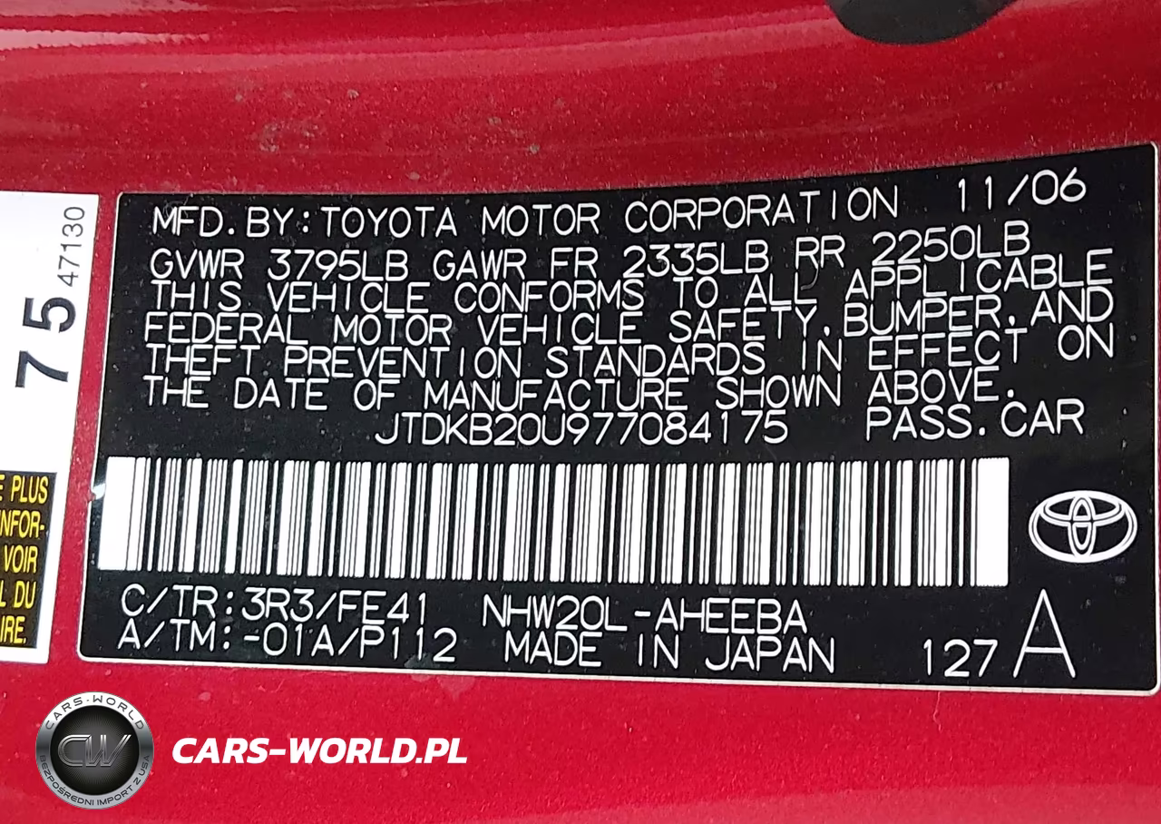 2007 Toyota Prius VIN:JTDKB20U977084175 - 9