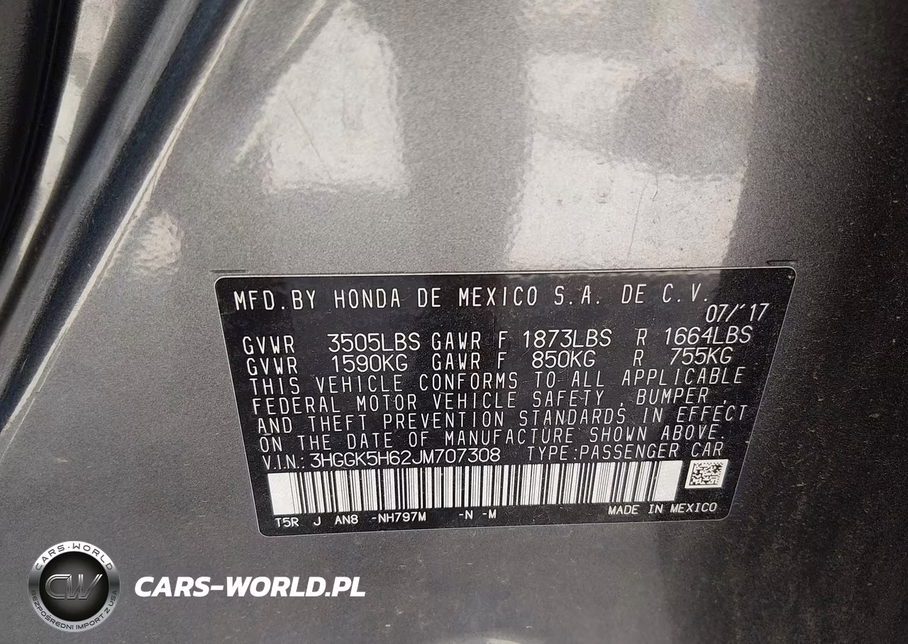 2018 Honda Fit Sport VIN:3HGGK5H62JM707308 - 9