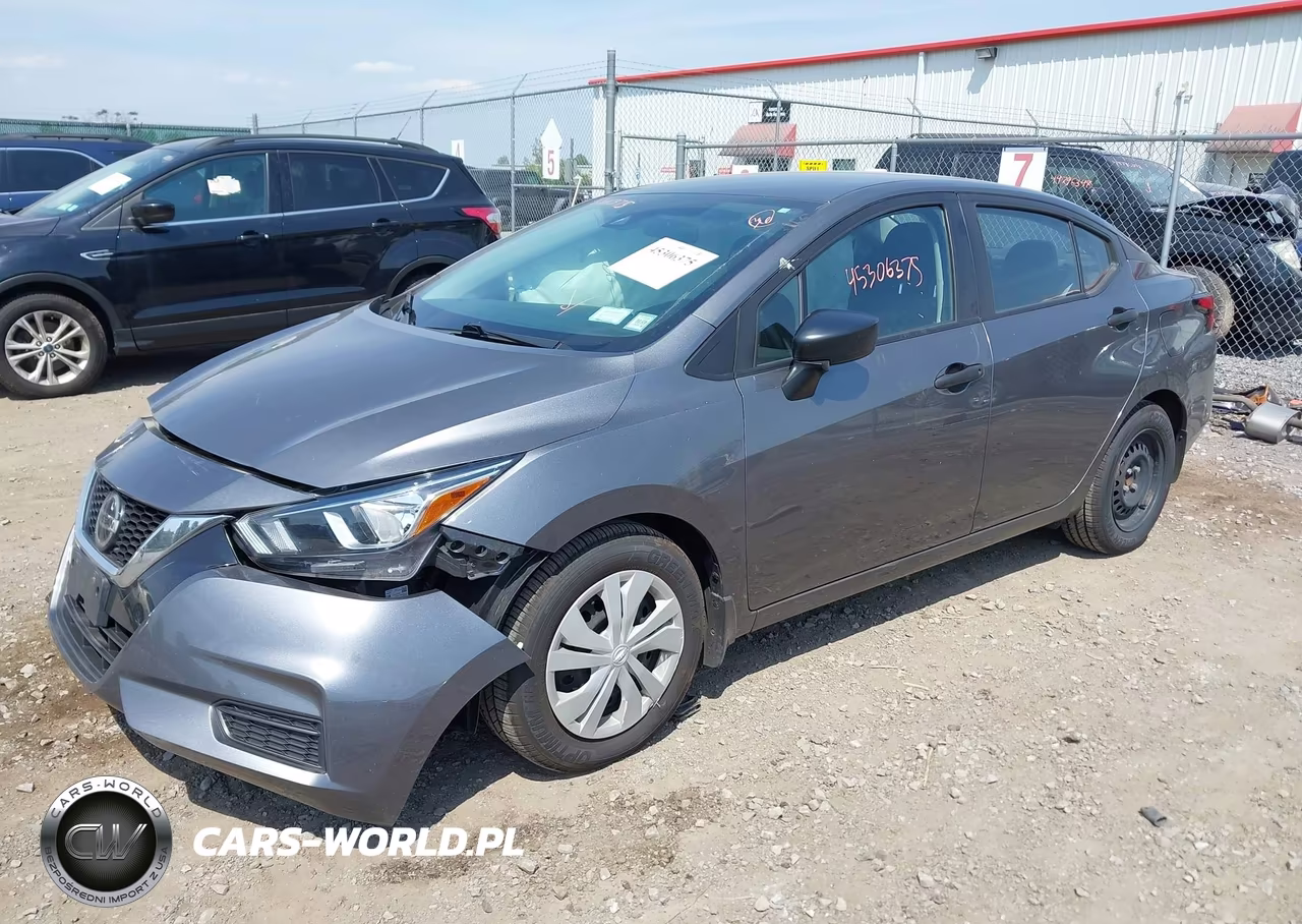 2022 Nissan Versa 1.6 S Xtronic Cvt VIN:3N1CN8DVXNL822871 - 2