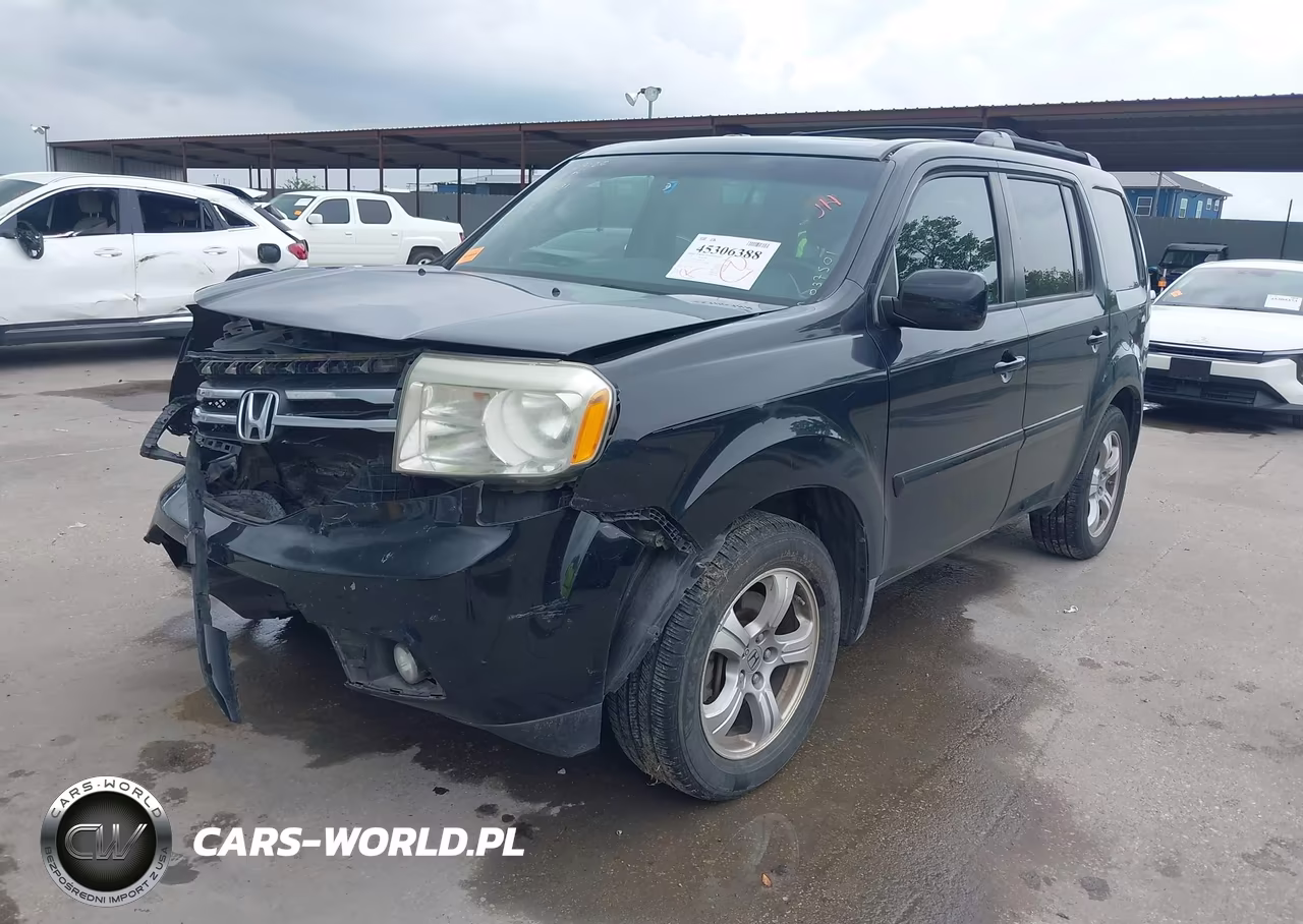 2012 Honda Pilot Ex-L VIN:5FNYF3H56CB037501 - 2