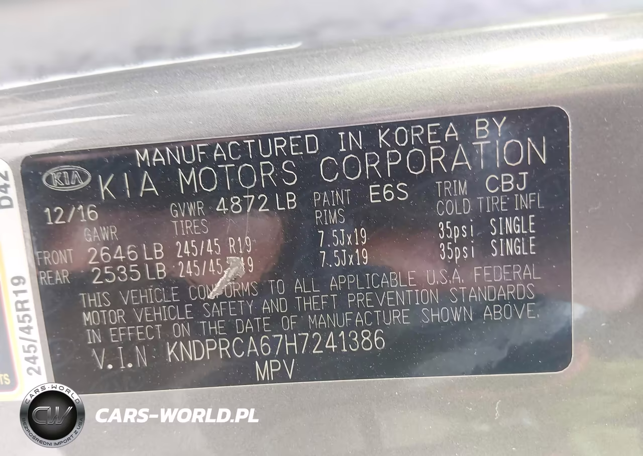 2017 Kia Sportage Sx Turbo VIN:KNDPRCA67H7241386 - 9