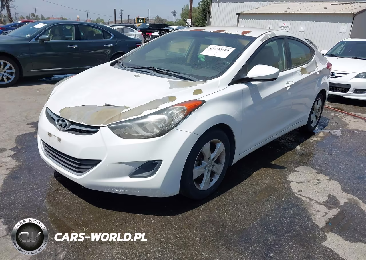 2013 Hyundai Elantra Gls VIN:5NPDH4AE1DH301333 - 2