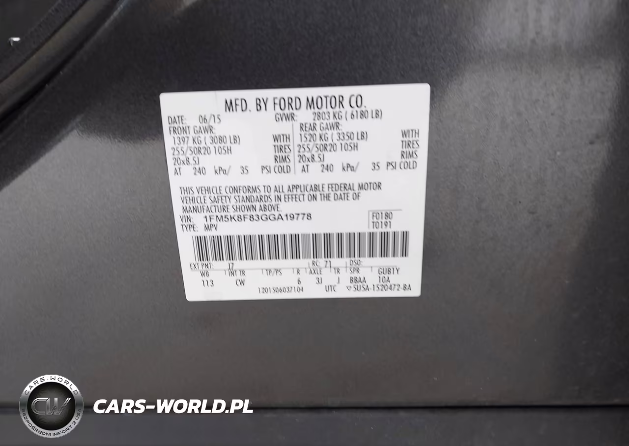 2016 Ford Explorer Limited VIN:1FM5K8F83GGA19778 - 9
