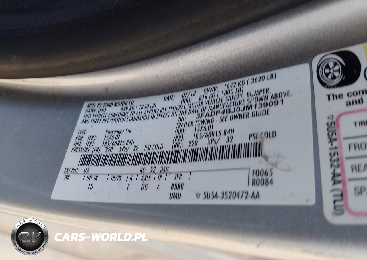 2018 Ford Fiesta Se VIN:3FADP4BJ0JM139091 - 9