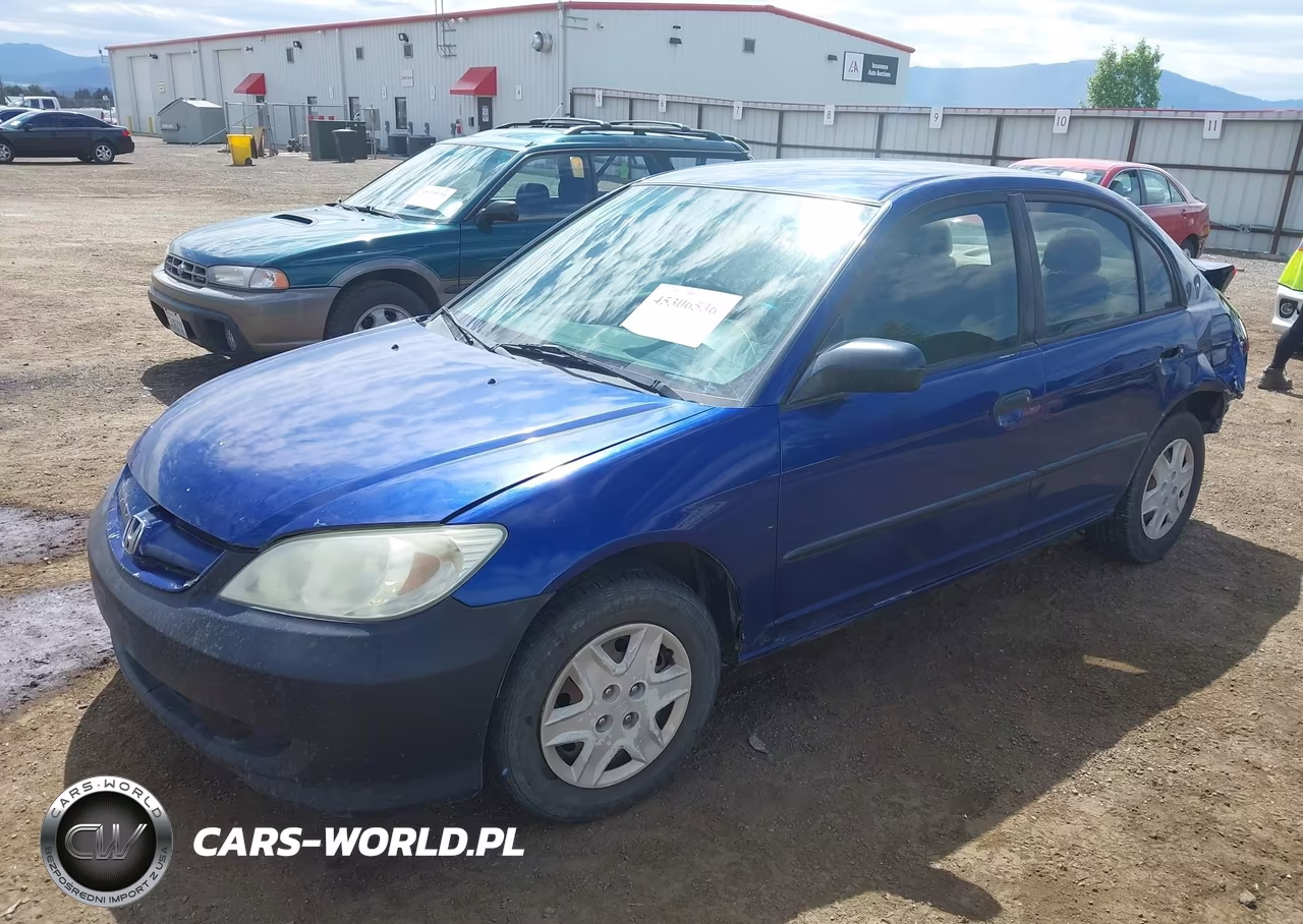 2004 Honda Civic Vp VIN:2HGES16354H573387 - 2