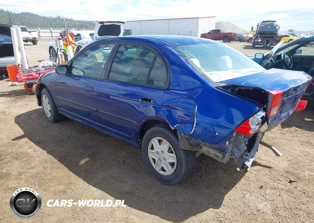 2004 Honda Civic Vp VIN:2HGES16354H573387 - 3