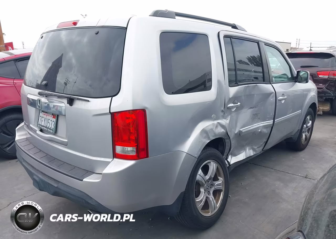 2014 Honda Pilot Ex-L VIN:5FNYF3H55EB015203 - 4