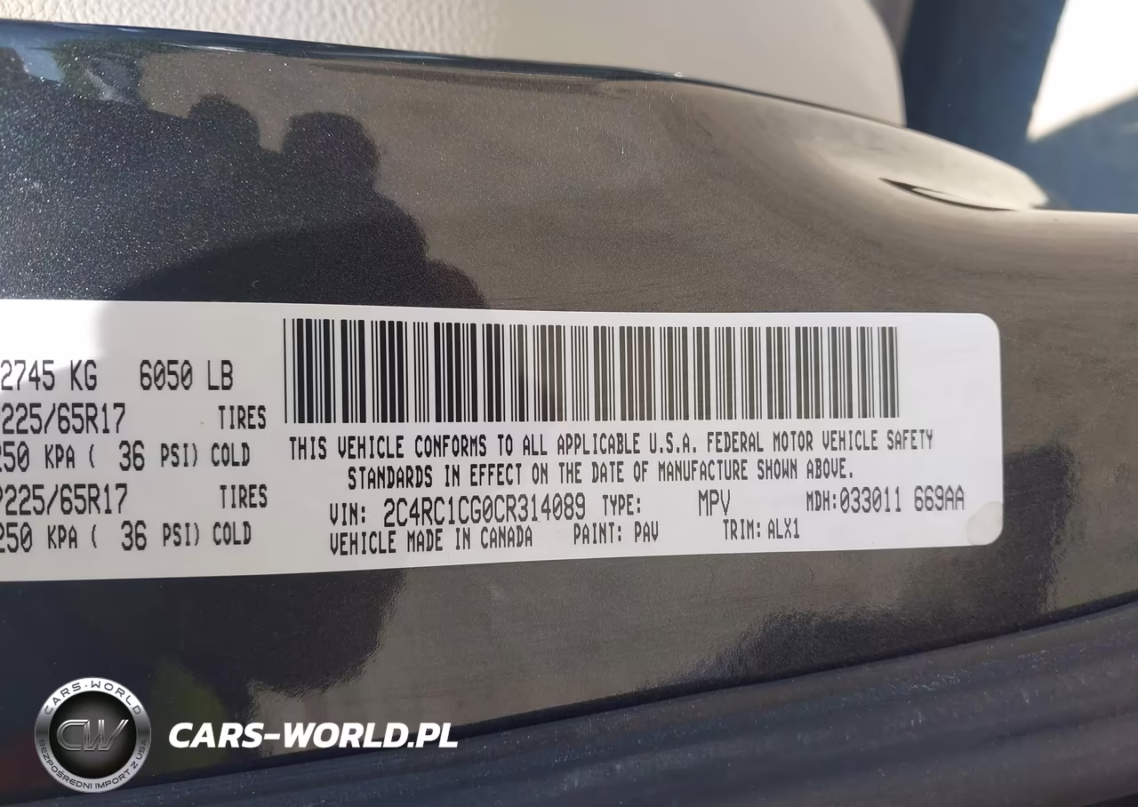 2012 Chrysler Town & Country Touring-L VIN:2C4RC1CG0CR314089 - 9