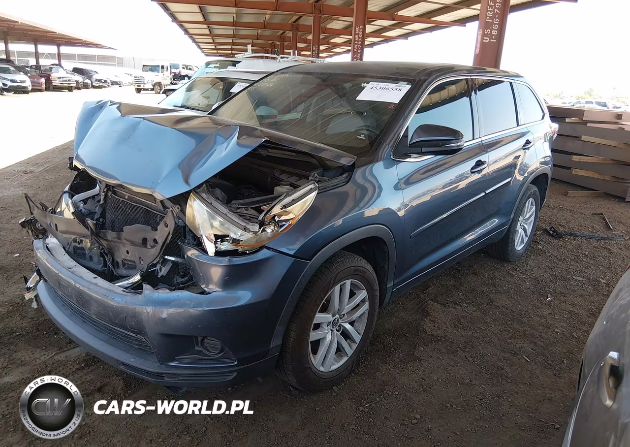 2016 Toyota Highlander Le V6 VIN:5TDZKRFH0GS122836 - 2