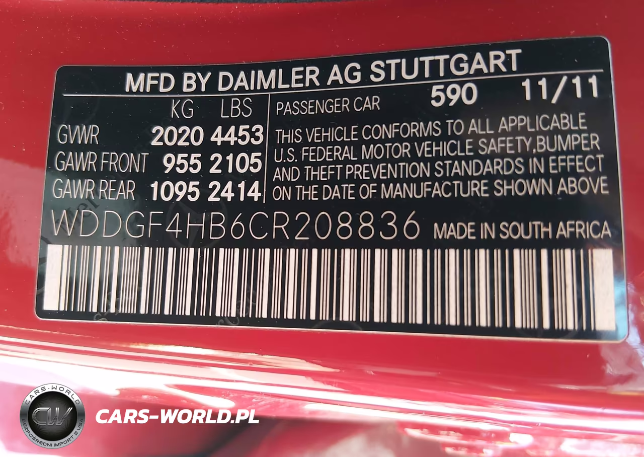 2012 Mercedes-Benz C 250 Sport VIN:WDDGF4HB6CR208836 - 9