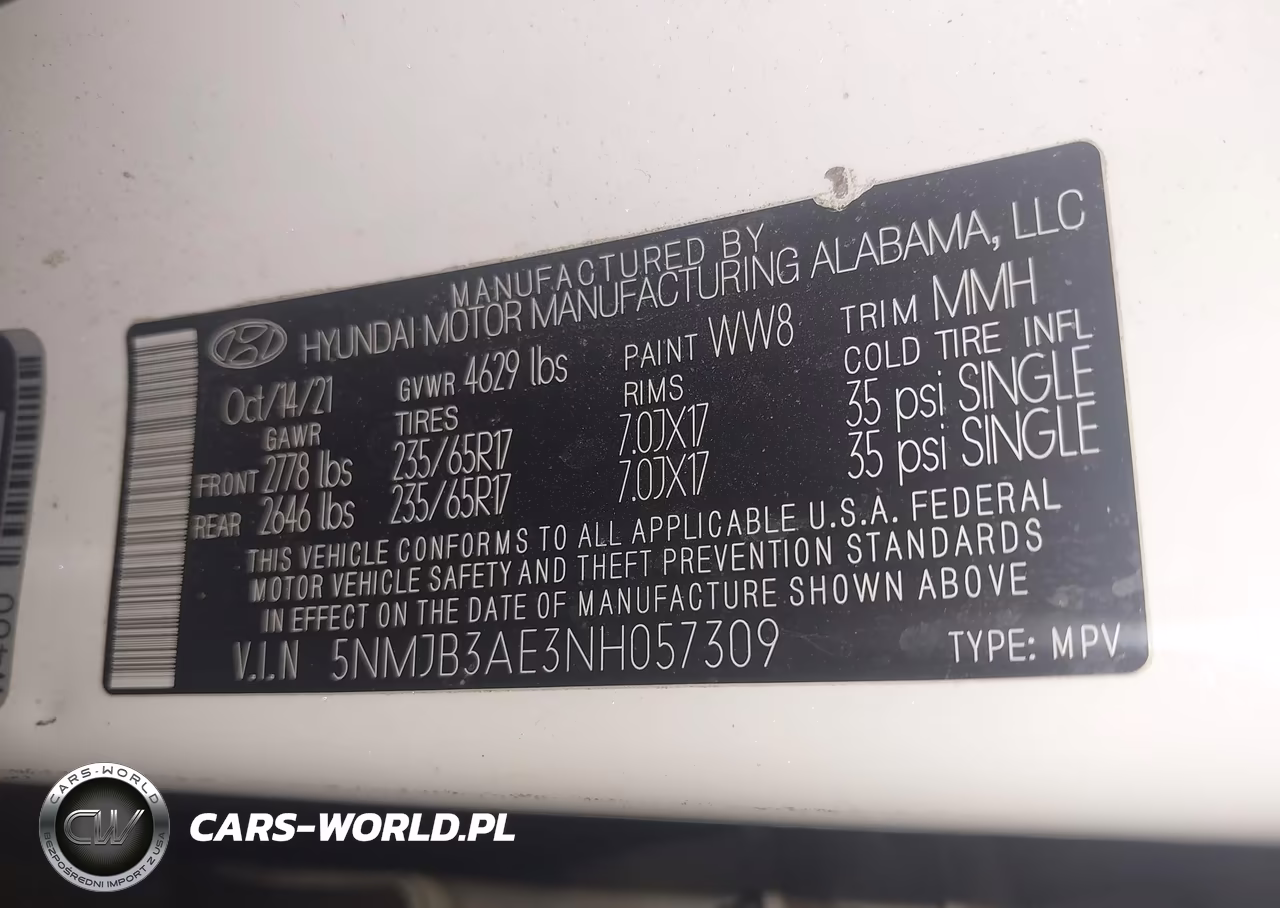 2022 Hyundai Tucson Sel VIN:5NMJB3AE3NH057309 - 9