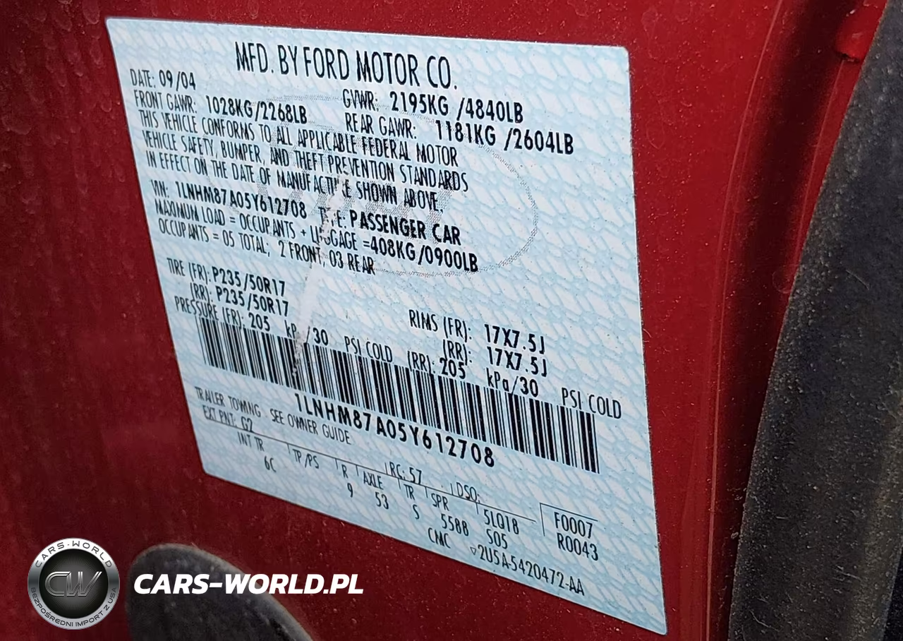 2005 Lincoln Ls V8 VIN:1LNHM87A05Y612708 - 9