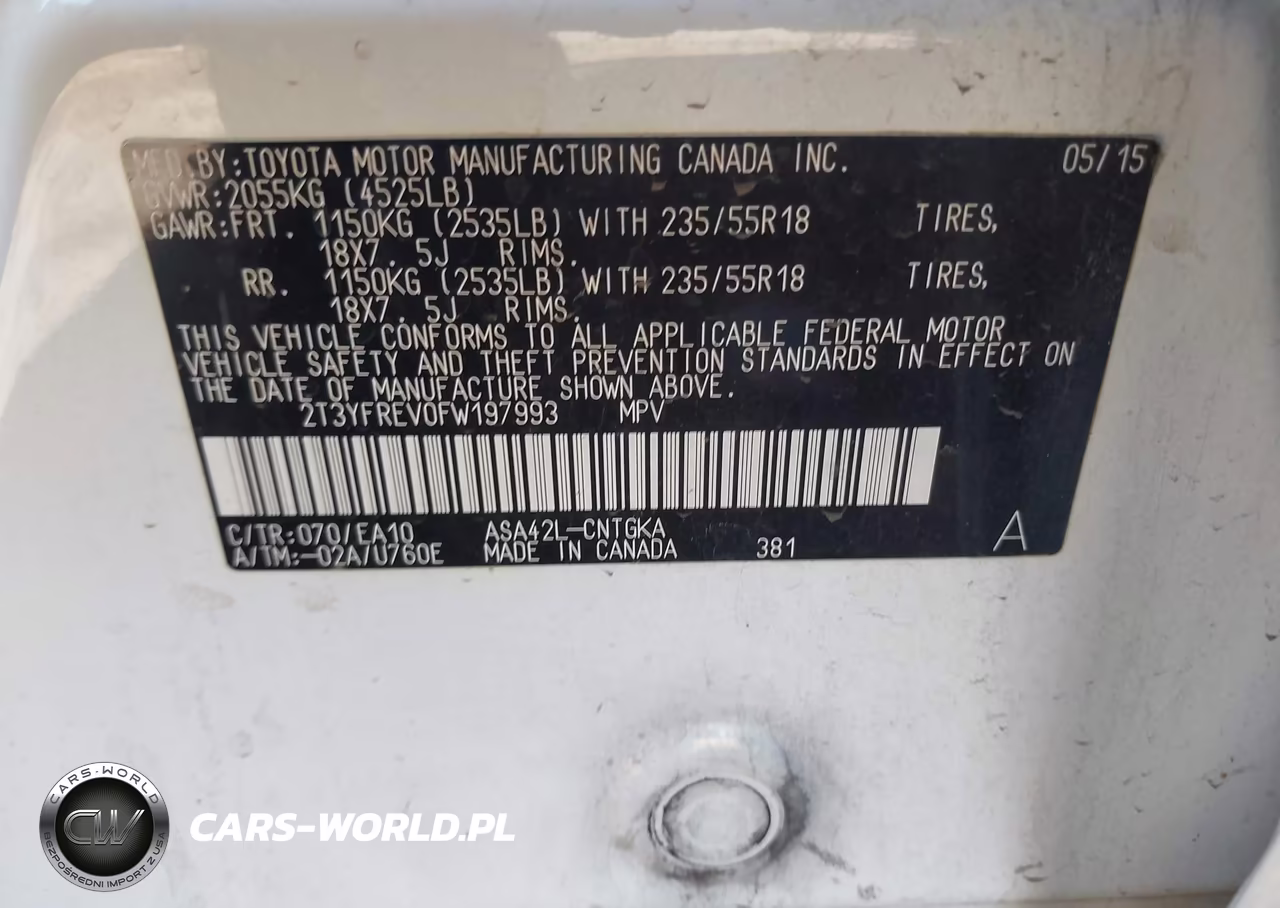 2015 Toyota Rav4 Limited VIN:2T3YFREV0FW197993 - 9