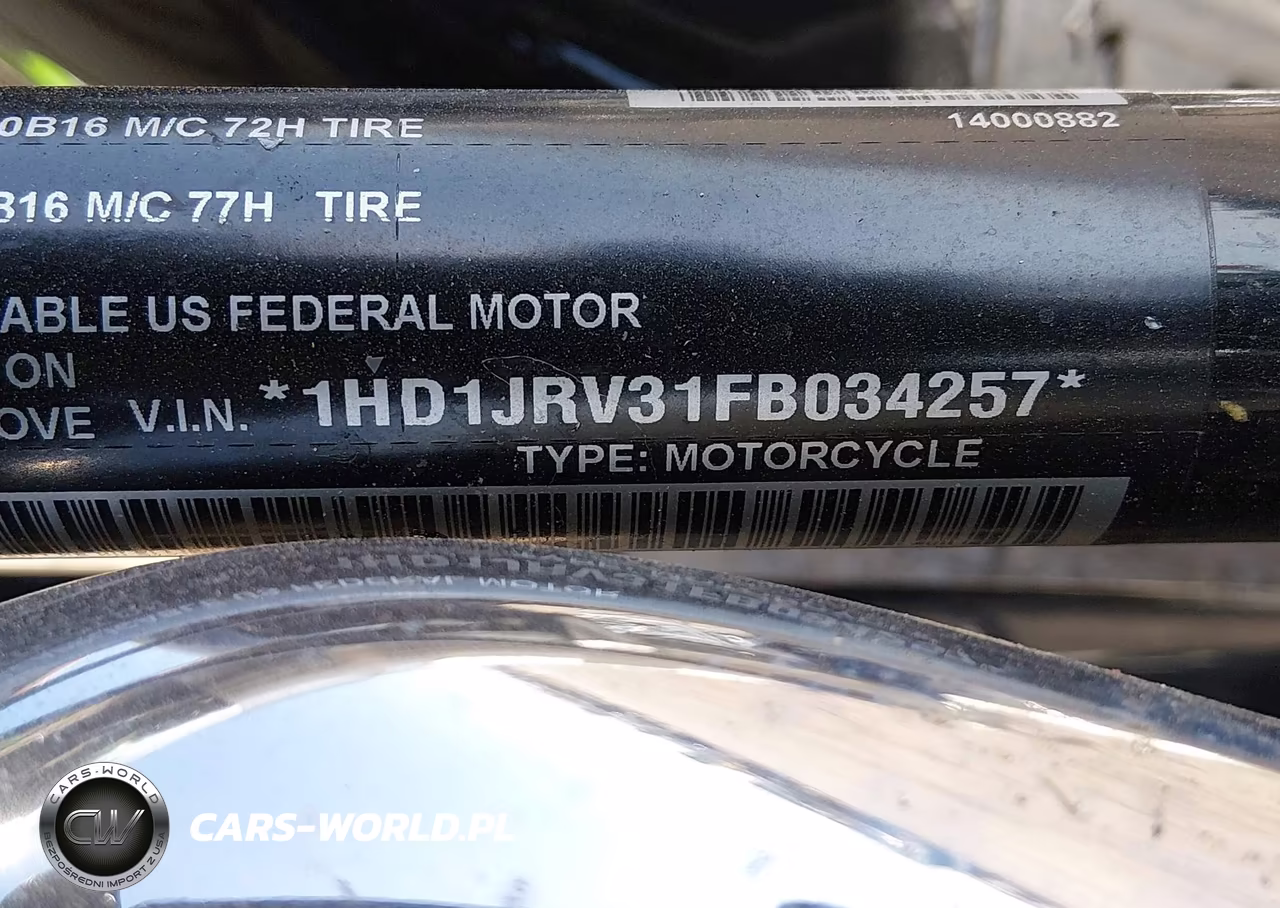 2015 Harley-Davidson Fls Softail Slim VIN:1HD1JRV31FB034257 - 10