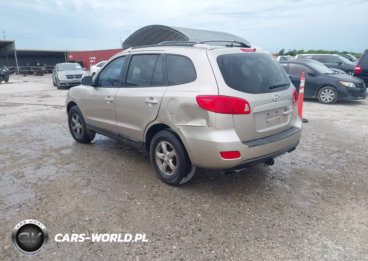 2007 Hyundai Santa Fe Gls VIN:5NMSG13D87H054620 - 3
