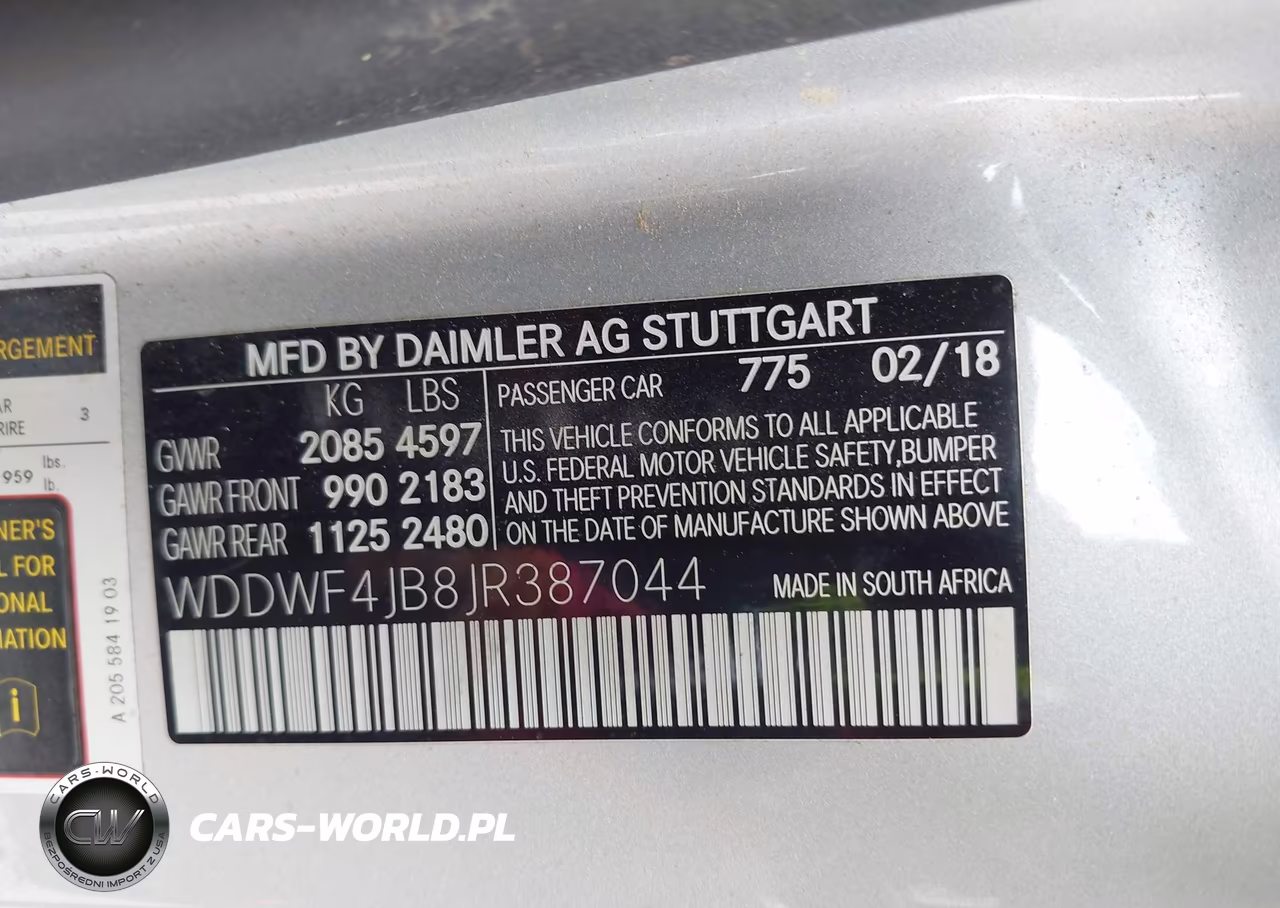 2018 Mercedes-Benz C 300 VIN:WDDWF4JB8JR387044 - 9
