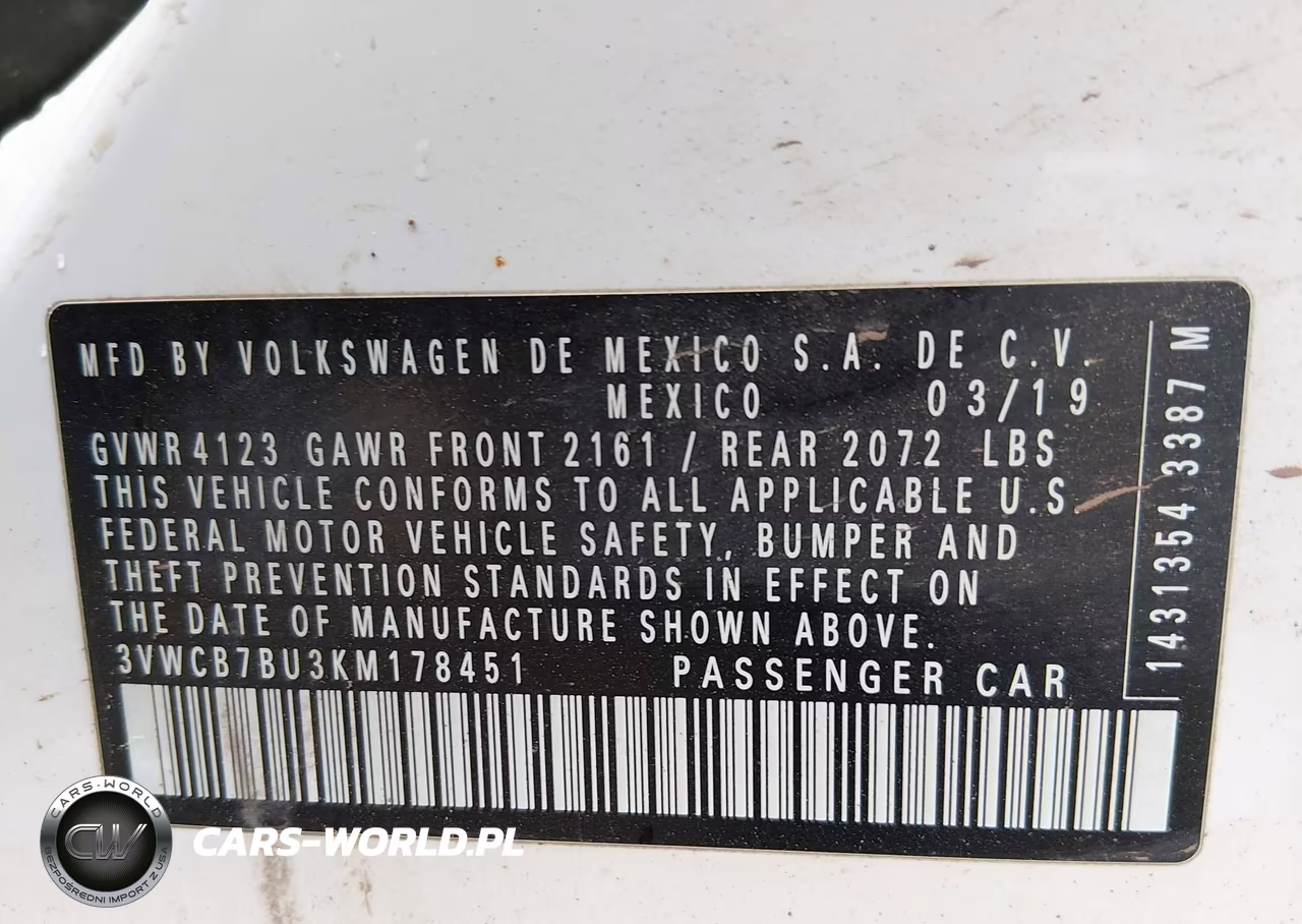 2019 Volkswagen Jetta 1.4T R-Line-1.4T S-1.4T Se VIN:3VWCB7BU3KM178451 - 9
