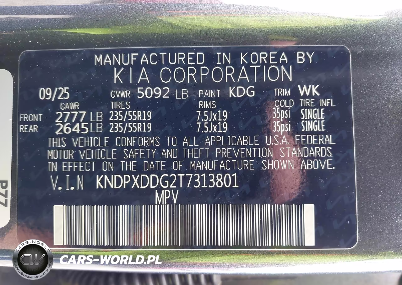 2026 Kia Sportage Hybrid Sx-Prestige VIN:KNDPXDDG2T7313801 - 9