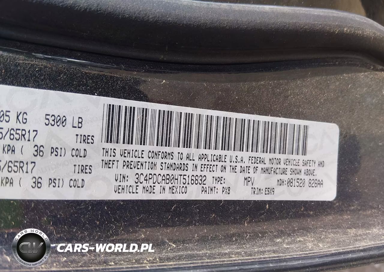 2017 Dodge Journey Se VIN:3C4PDCAB0HT516832 - 9