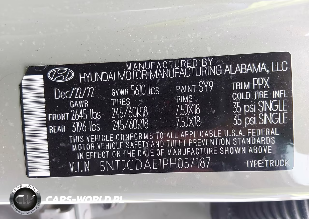 2023 Hyundai Santa Cruz Sel VIN:5NTJCDAE1PH057187 - 9
