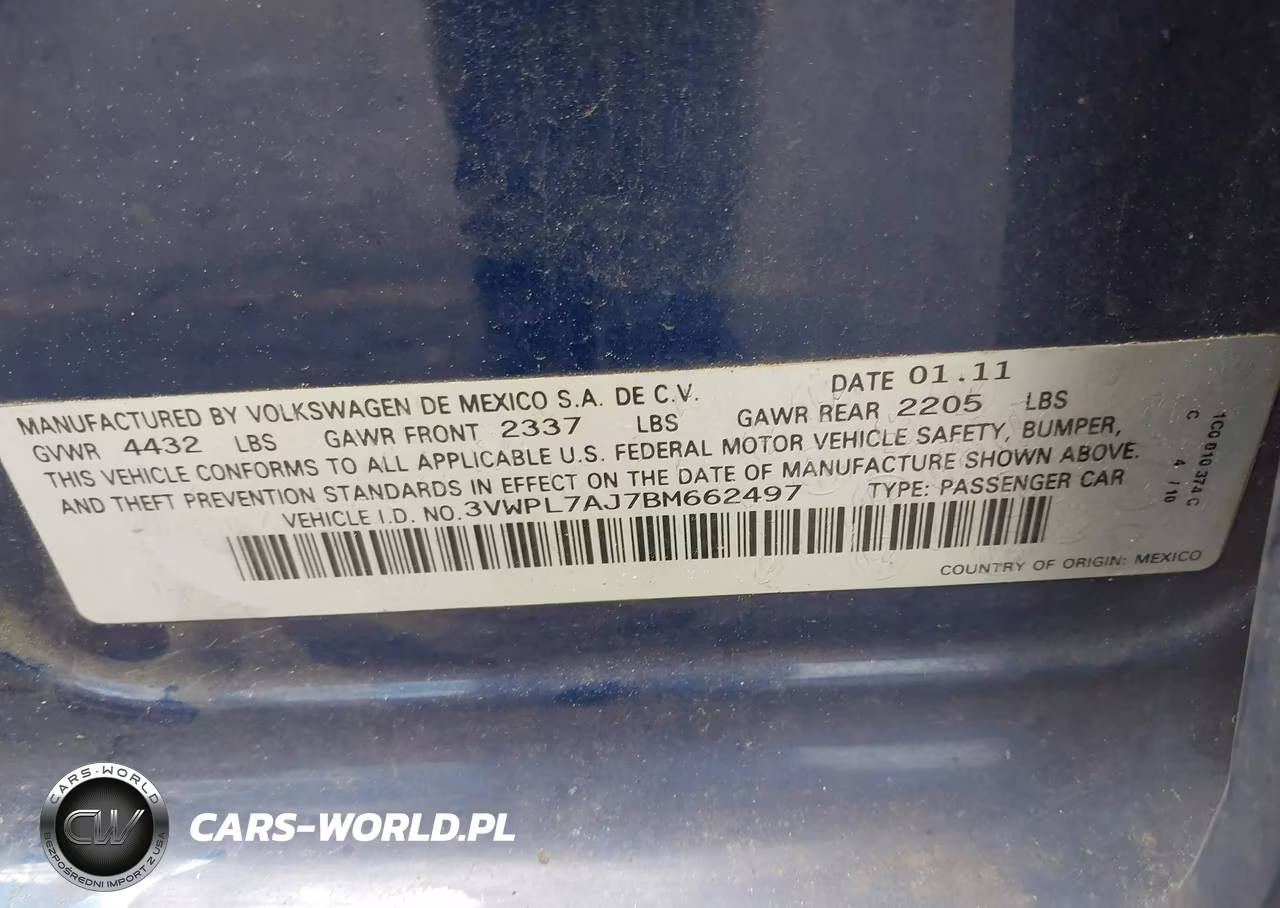 2011 Volkswagen Jetta Sportwagen 2.0L Tdi VIN:3VWPL7AJ7BM662497 - 9